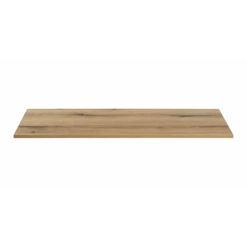 Piano lavabo VANO – Colore rovere – L160 × P40 × H2 cm – Da appoggiare