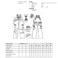 Multipack 4 pz salopette da lavoro globo professionale slim fit tg. xl