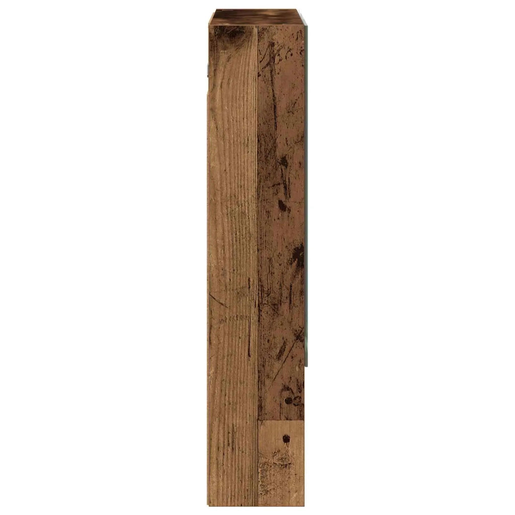 Mobiletto per specchio da bagno Legno vecchio 60 x 14.5 x 70 cm