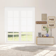 VIEWTEX Tenda a rullo Traslucida Shape Bianco 105 X 190cm - Made in Europe - 5 anni di garanzia
