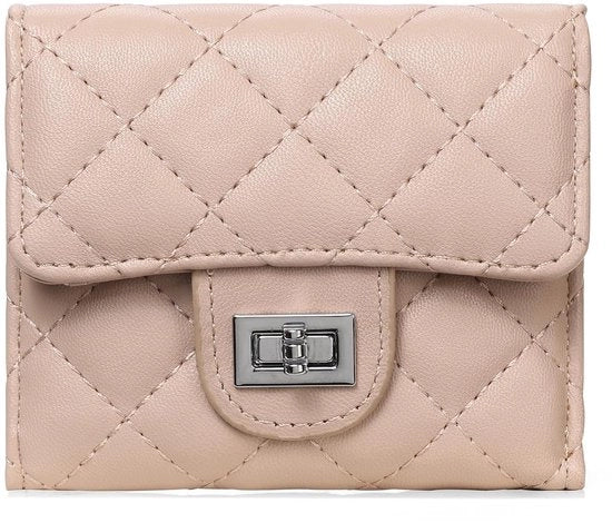 Portafoglio per donne - 8 tasche per carte - pelle morbida - moderno