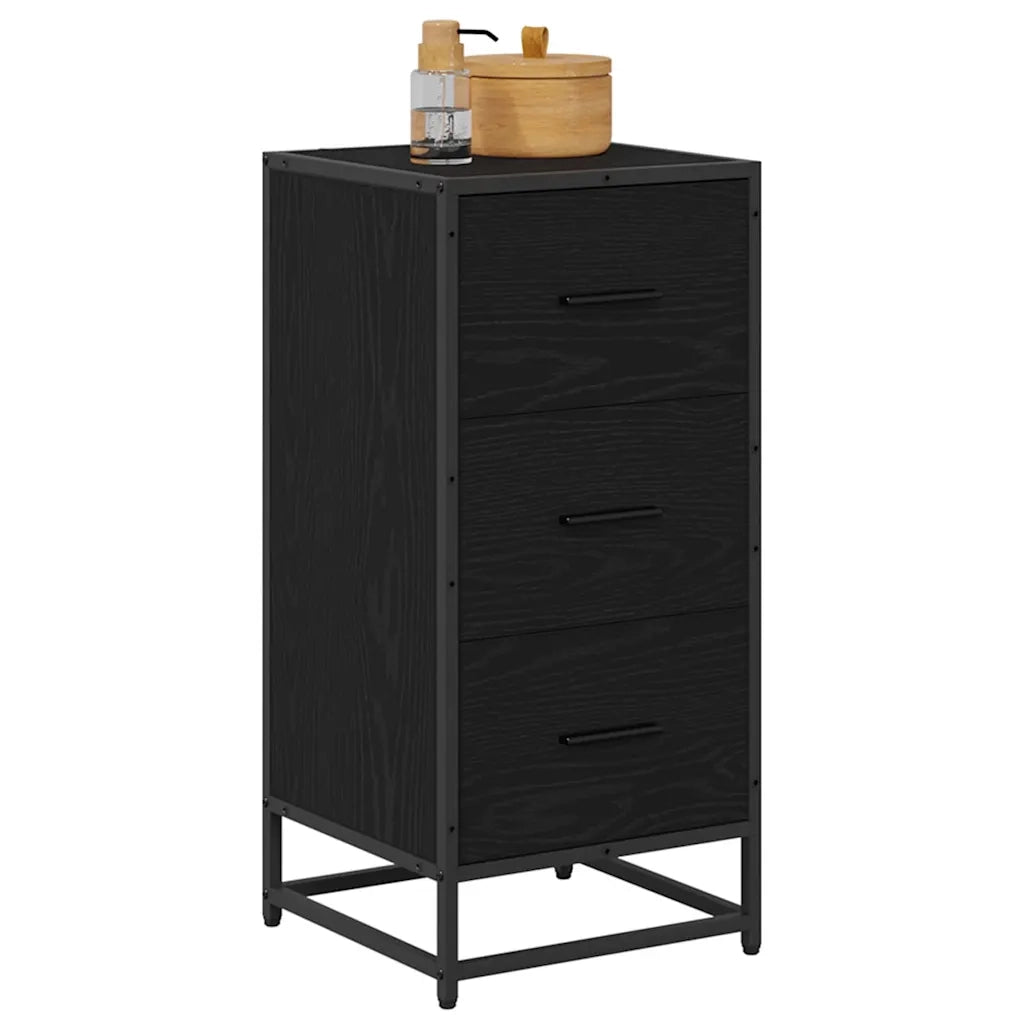 Credenza Rovere Nero 35.5 x 35 x 76 cm 883587