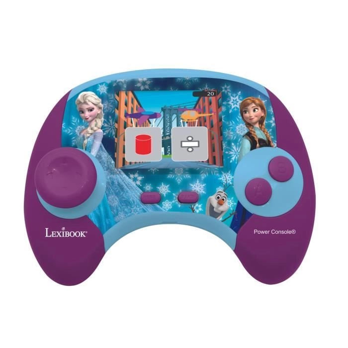LEXIBOOK - Console didattica bilingue francese/inglese - Schermo LCD Frozen da 2,8 pollici - Viola - JCG100DPi1