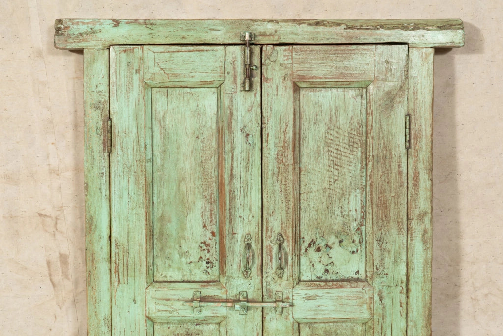 Biscottini Finestra finestrina grata porta in legno massello e in ferro antica e vecchia con telaio da interno o da esterno