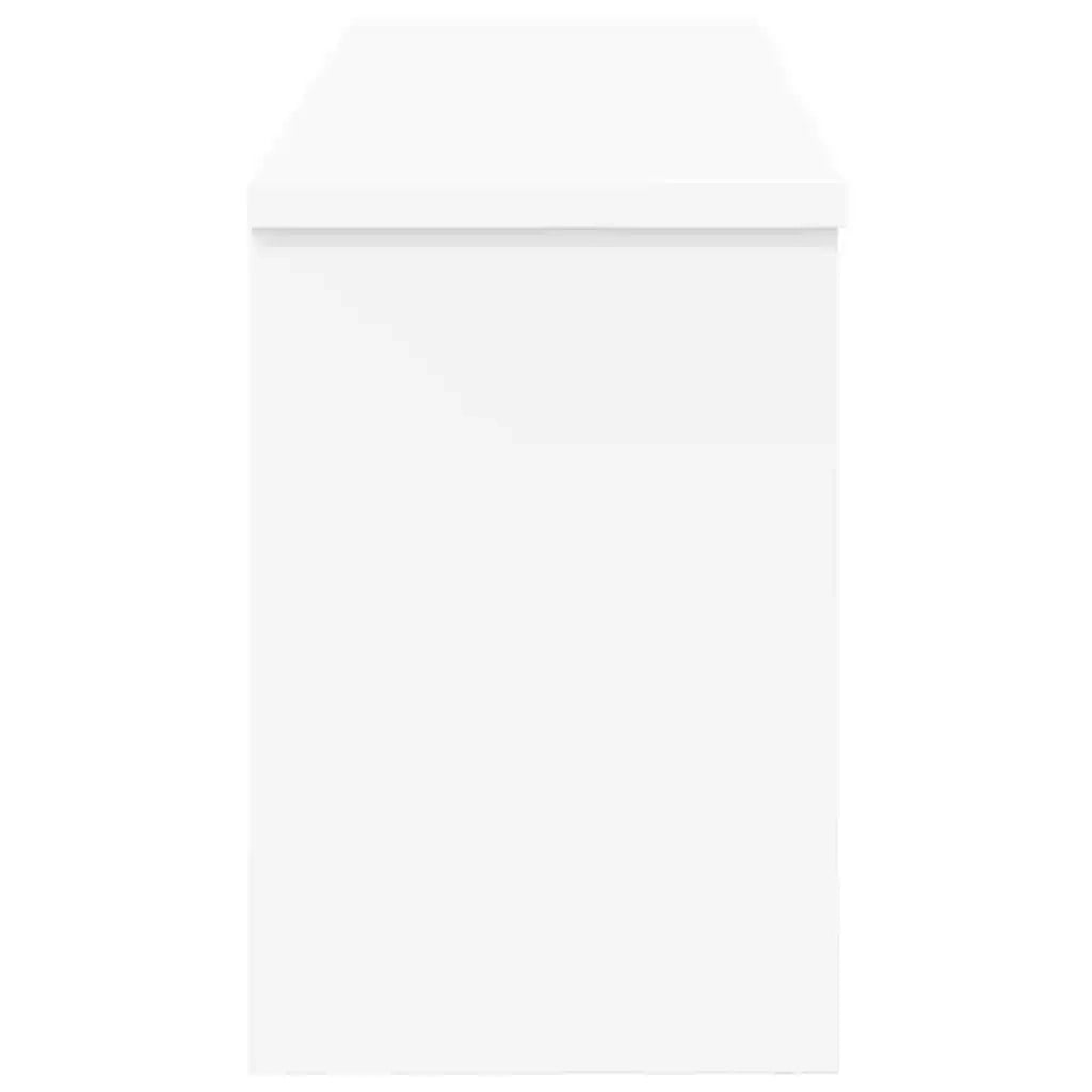 vidaXL Appendiabiti a muro Bianco 80 x 20 x 30 cm Legno multistrato