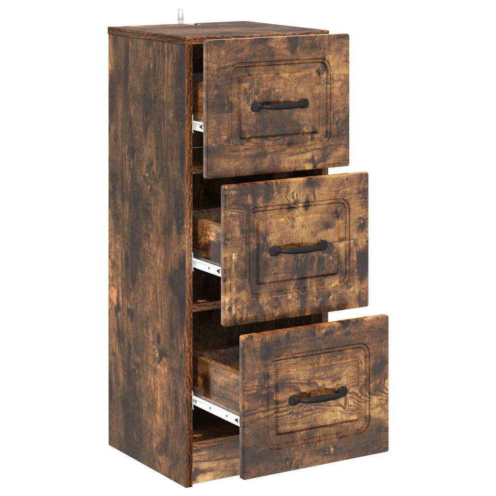 Mobile con Cassetti Rovere Fumo 33 x 34,5 x 87 cm 895770