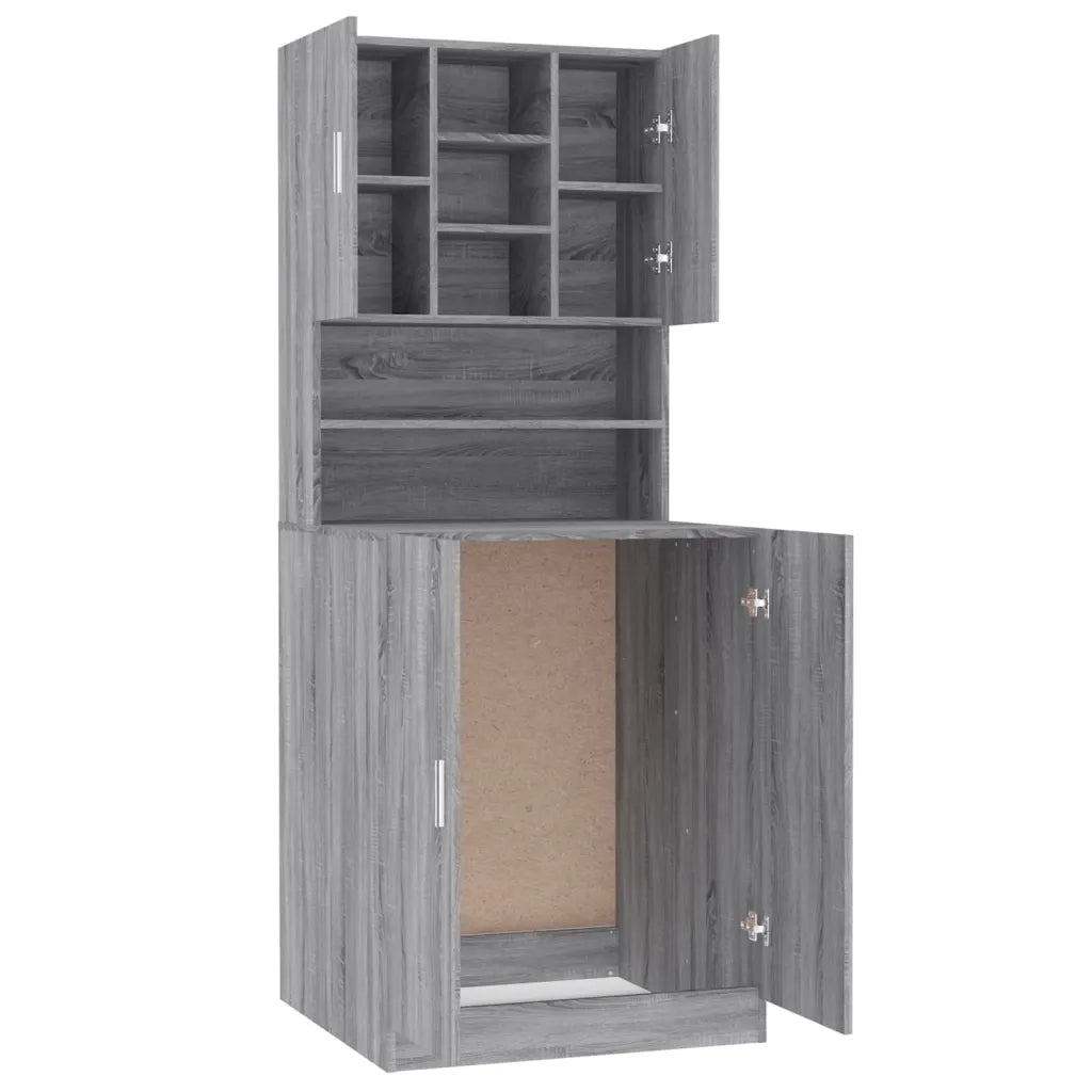 Mobile per Lavatrice Grigio Sonoma in Legno Multistrato CFW5961685