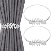 Gigli in alluminio per tende - Design a spirale e a grano - Argento - Per soggiorno e camera da letto