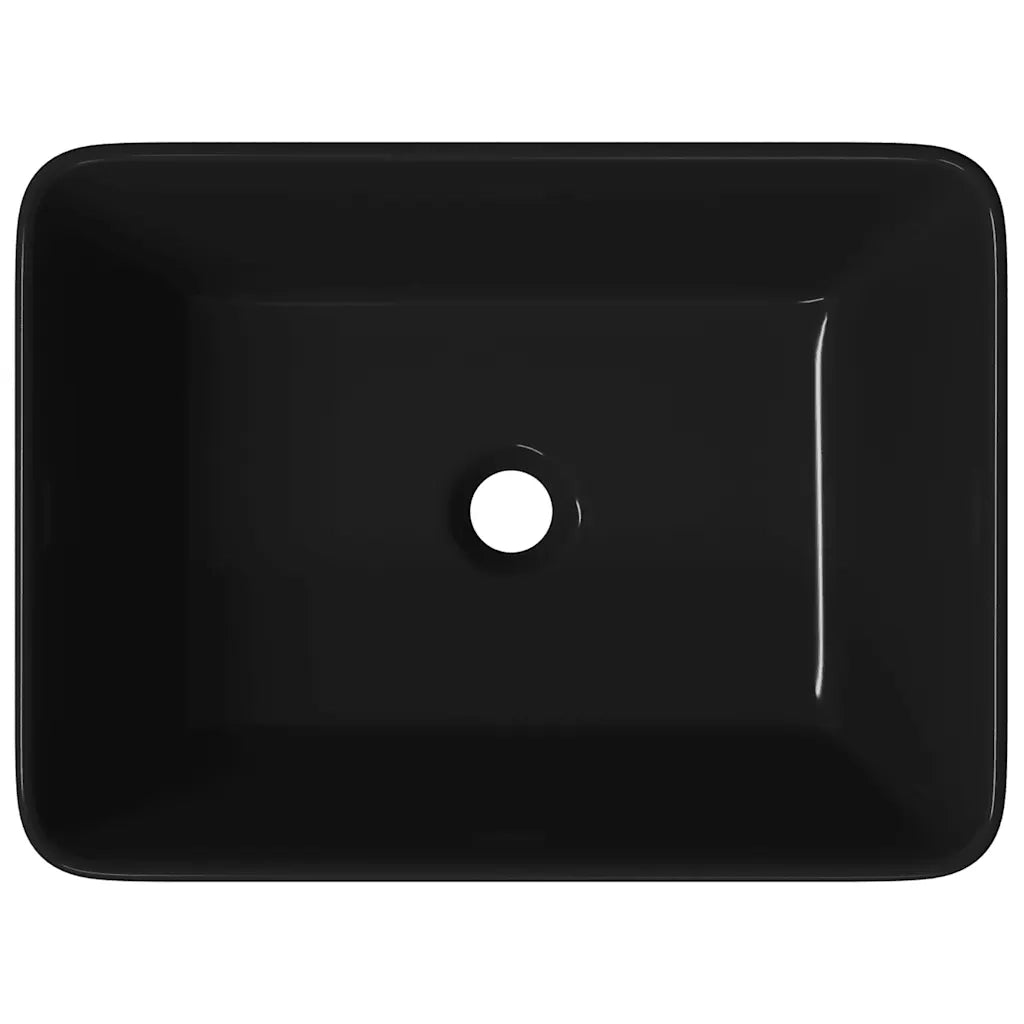 Lavandino 40x30x13 cm in Ceramica Nero CFW4905017
