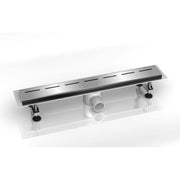 Canalina di scarico 70x9 con griglia removibile in acciaio inox anas