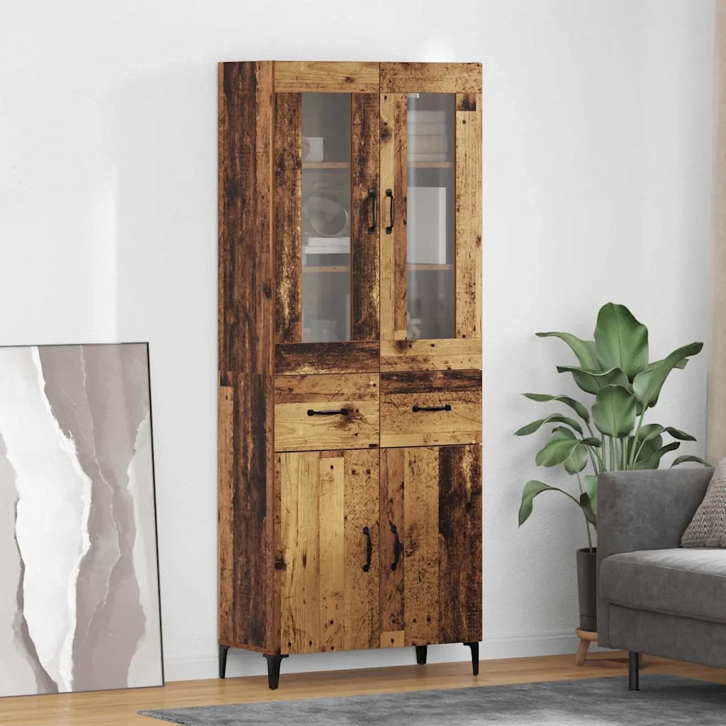 Credenza Legno vecchio 69,5 x 34 x 180 cm Legno multistrato