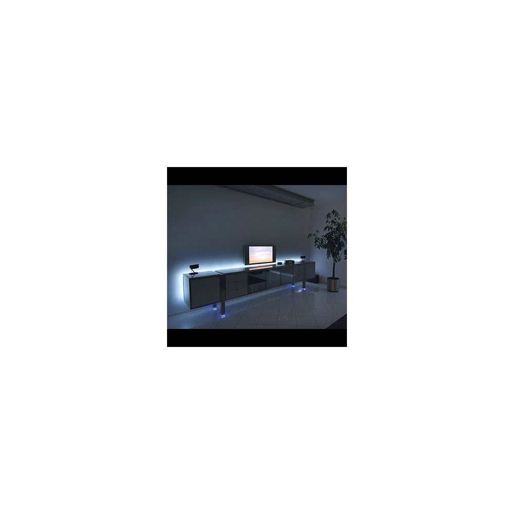 Trade Shop - Striscia Led 5050 Flessibile 4,5m Con + Alimentatore Luce Bianco Freddo Caldo -