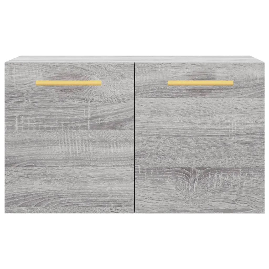 Armadietto a Muro | Mobile a Parete Grigio Sonoma 60x36,5x35cm in Legno Multistrato