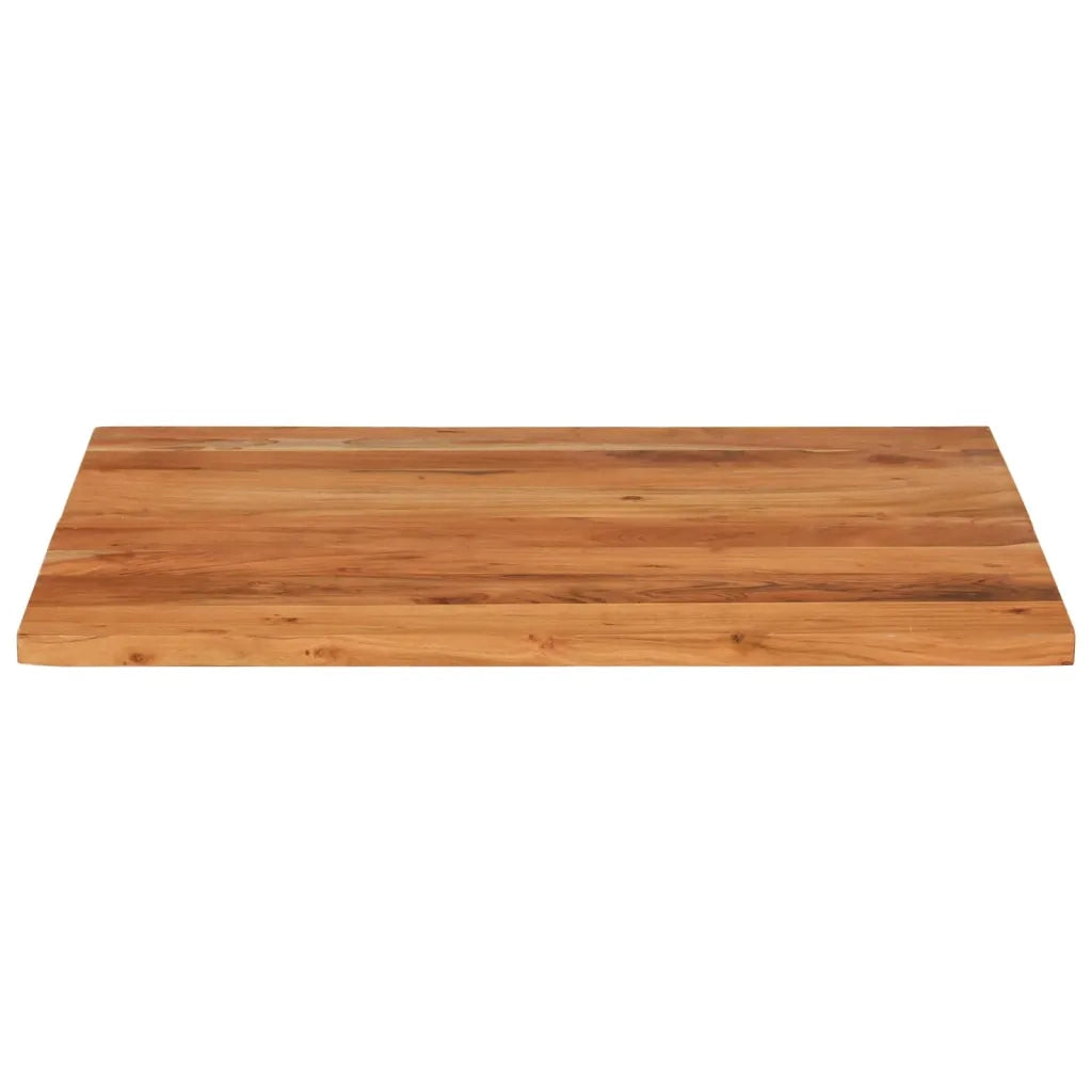 Piano Tavolo 70x70x3,8 cm Quadrato Legno Massello di Acacia