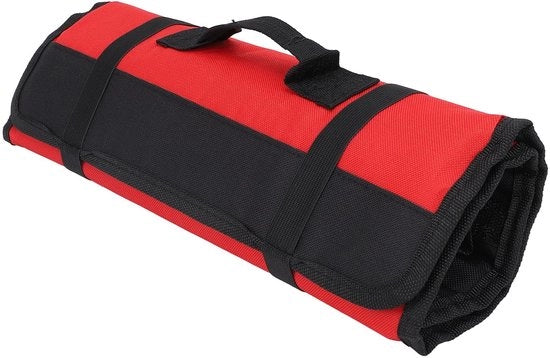 Borsa da cucina multifunzionale - 20 fessure - tela di canapa duratura - messa a punto per coltelli - 20 scomparti - portatile - leggero