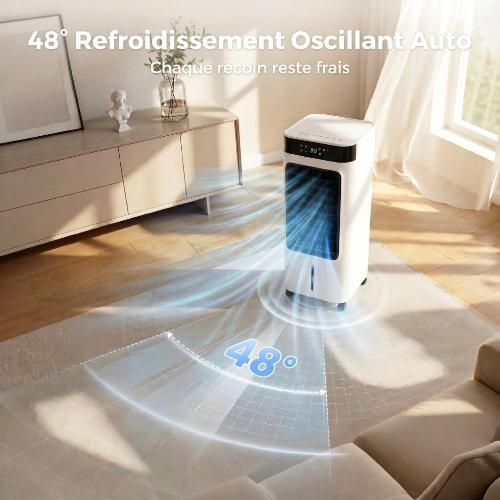 Ventilatore Raffreddatore Portatile 3 in 1 ¨C Zephmum ¨C Bianco
