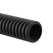 TUBO CORRUGATO NERO CON TIRAFILO- Diam. 20 x 100 mt- IKARO- metri 100