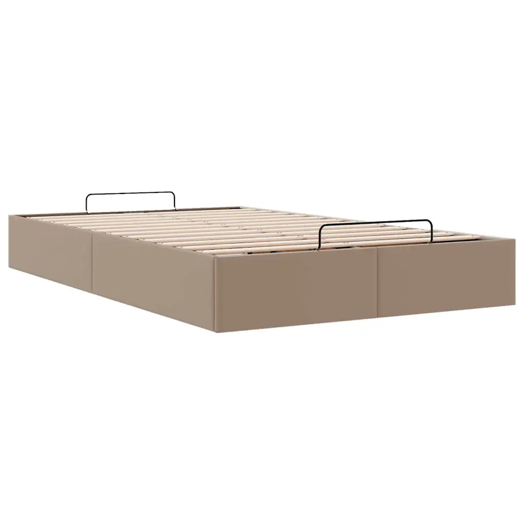 Struttura Letto Pouf senza Materasso 120x200 cm Similpelle 3310798