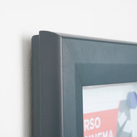 Bacheca da Esterno con Apertura a Ribalta 102,5x76x4,7 cm in Alluminio Grigio Antracite