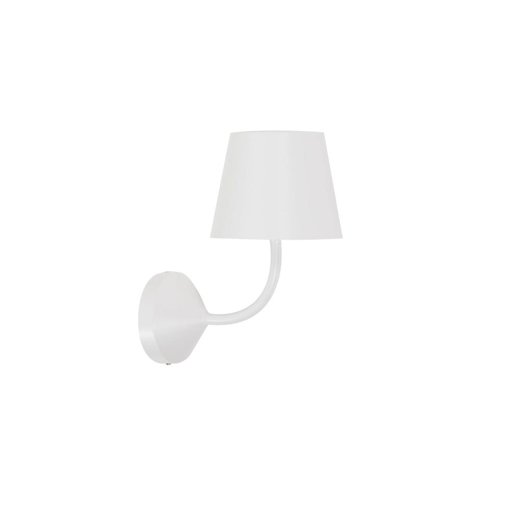Ai Lati Poldina Lampada da Parete 230V LED 5.4W 2700K 446lm IP54, Struttura in Alluminio Pressofuuso Verniciato Bianco, Design Minimalista Moderno