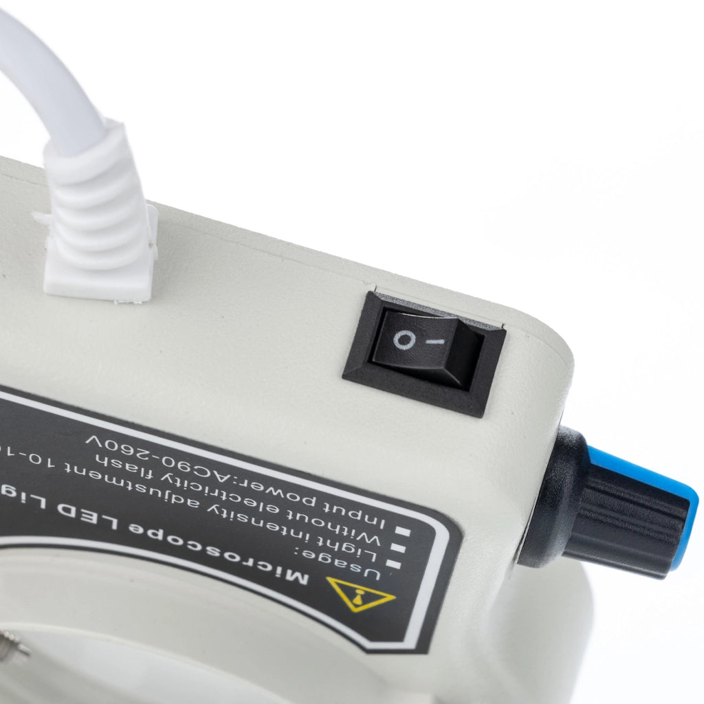 Illuminatore per Microscopio 32xLED – Regolabile con Dimmer | Diametro 60-95 mm