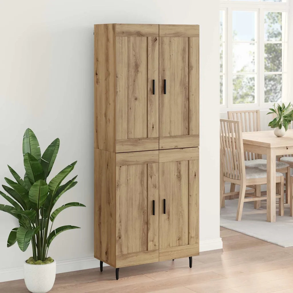 Credenza 2 pcs Rovere artigianale 69,5 x 34 x 180 cm 3415948