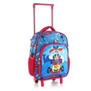 Trade Shop - Zaino Asilo Trolley Topolino Zainetto Con Tasca Frontale Manico Allungabile Viaggi 305800 -