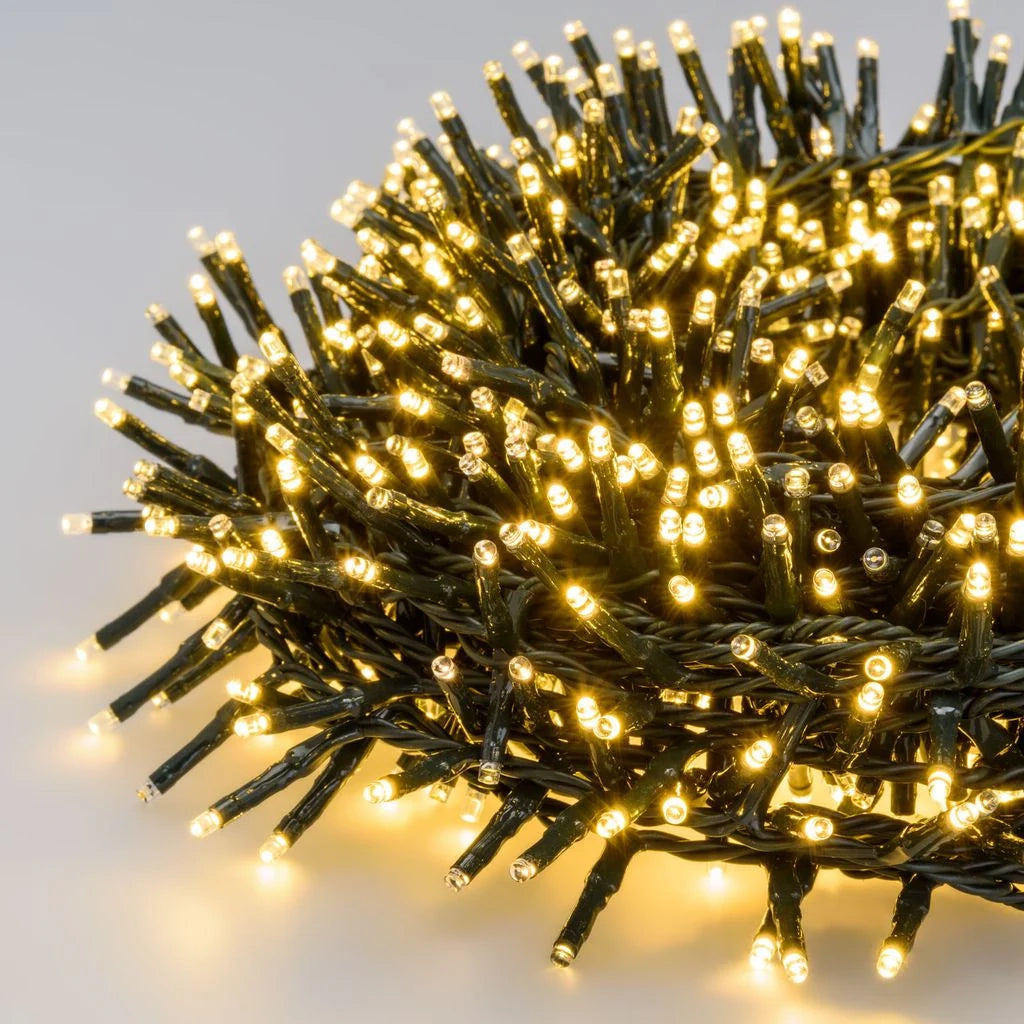 Catena Nastro di Luce 1000 miniled con Multiflash - giallo-oro