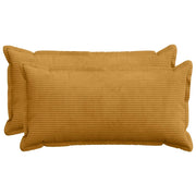 Federa 2 pz HOUTEN Giallo 40 x 70 cm corduroy 917828