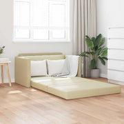 Divano letto Crema 124 x 71 x 78 cm Pelle Artificiale 4106709