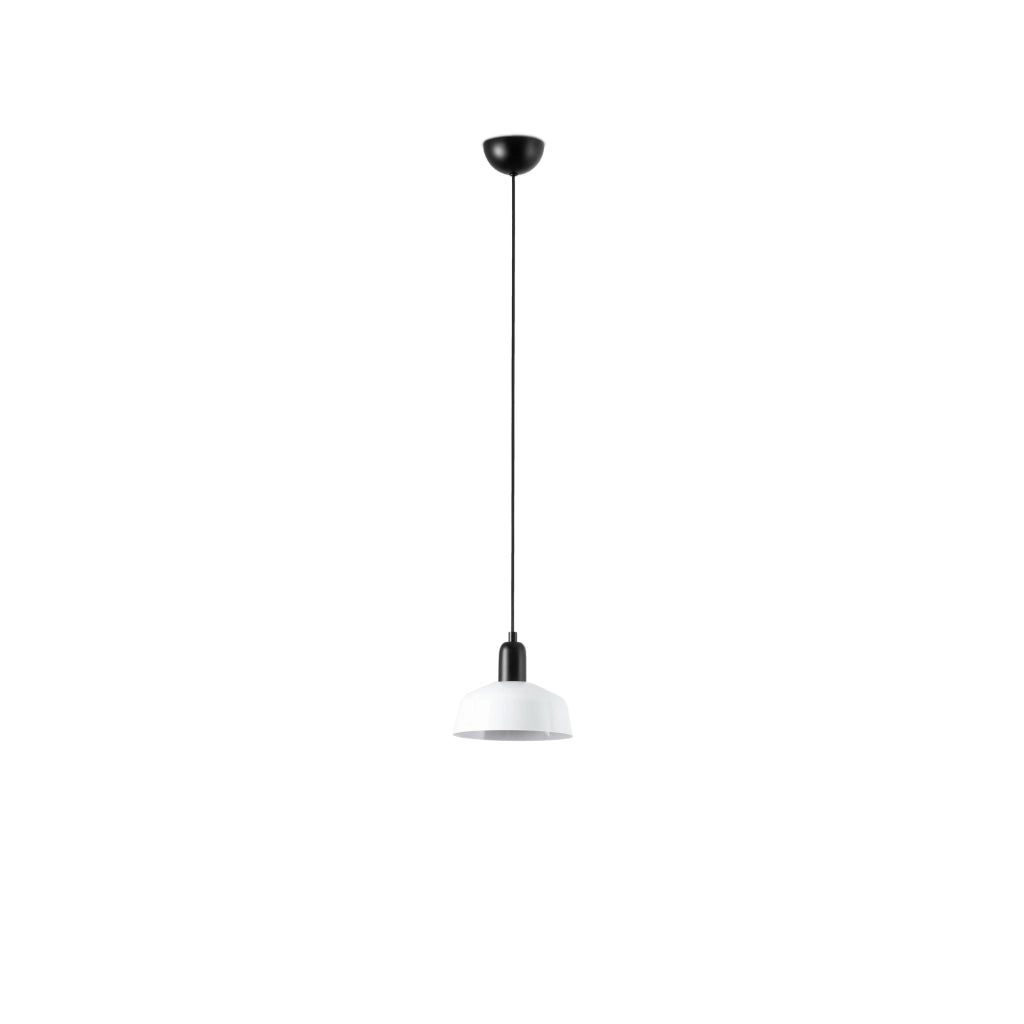 TATAWIN S metallo 1L Lampada a sospensione bianca