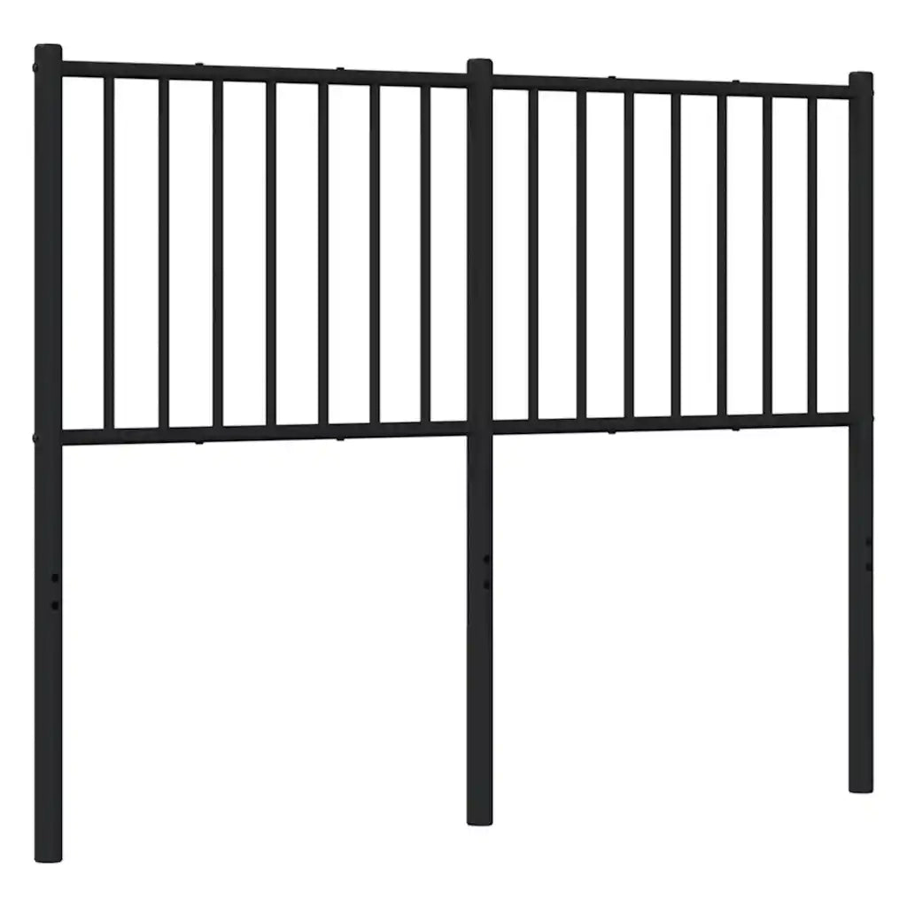 Testiera di Ricambio in Metallo Nero 120 cm 350895