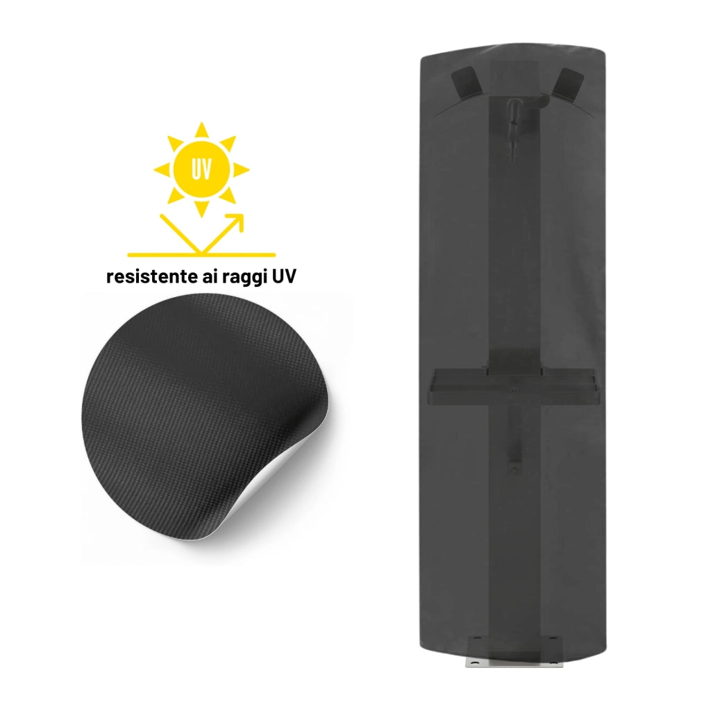 Custodia protettiva doccia esterna impermeabile antivento rivestimento anti uv *** modello magnolia, confezione 1