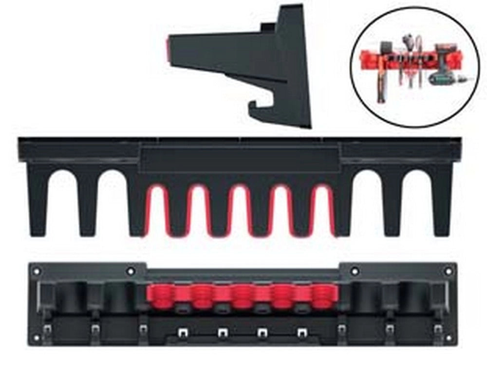 1pz portautensili a muro multiholder - mm.597x128x118h. art.kmh60 cod:ferx.fer408462