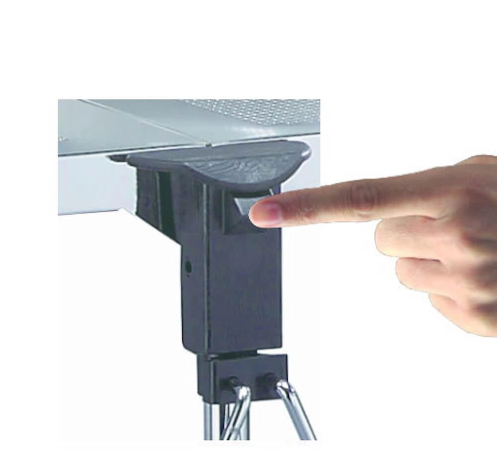 Carrello da Cucina Pieghevole Cromato in Acciaio Tosini TA019C