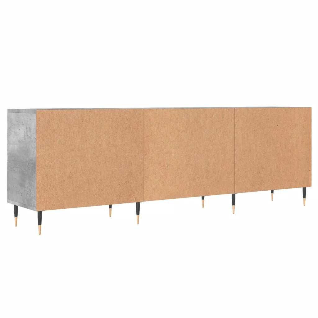 vidaXL Mobile Porta TV Grigio Cemento 150x30x50cm in Legno Multistrato