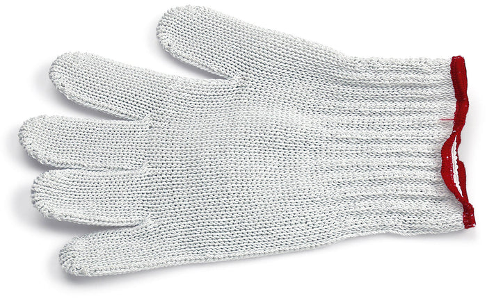 Guanto Antitaglio in Cotone e Filo d'Acciaio Misura M Sanelli Bianco/Rosso