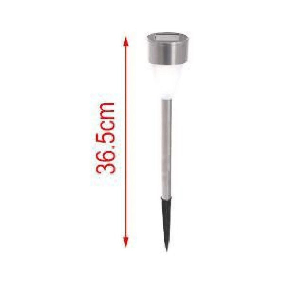 Trade Shop - Set 12 Pezzi Lampada Solare Led Con Picchetto Da Giardino Esterno 36.5cm 2002986 -