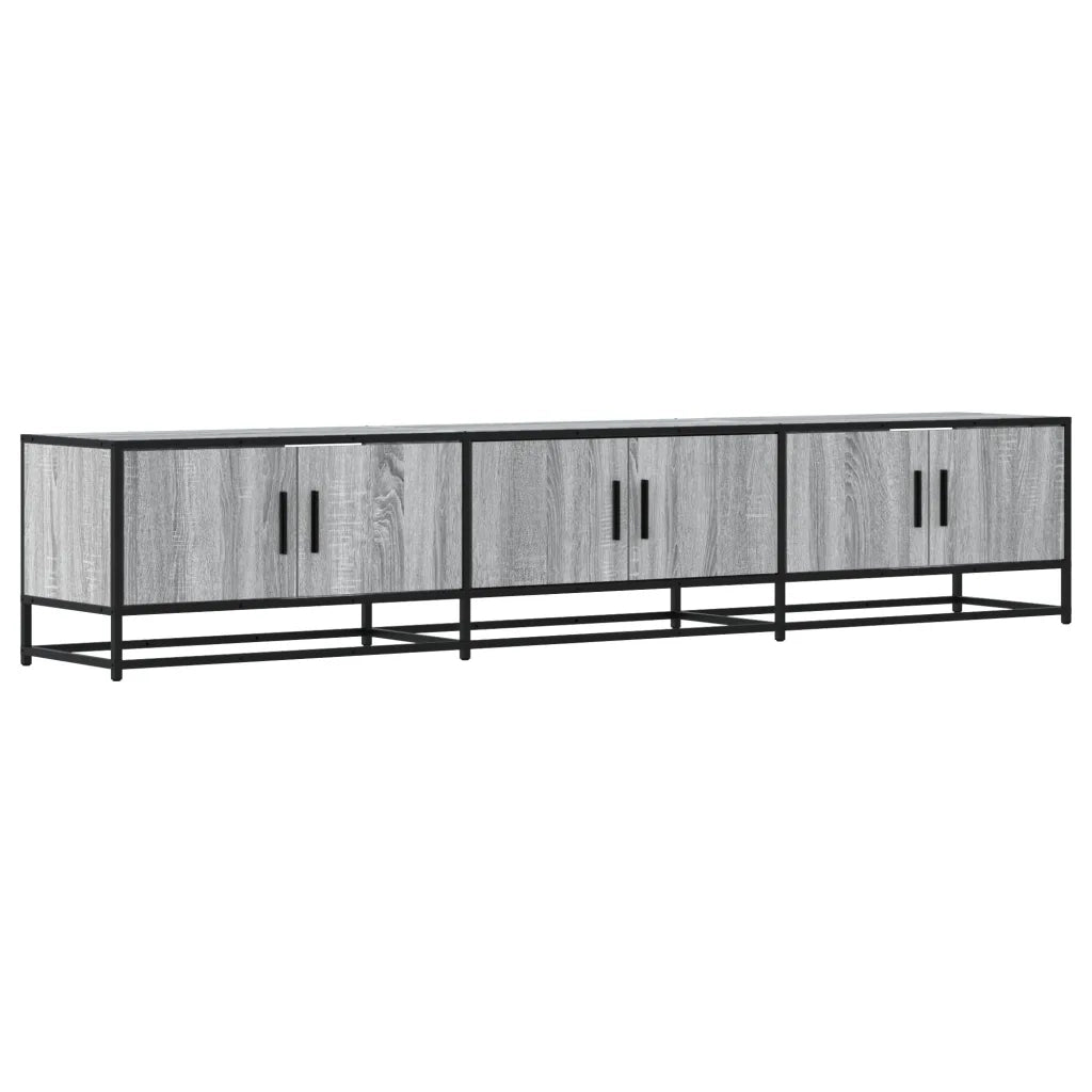 Mobile Porta TV Grigio Sonoma 210x35x41 cm in Truciolato 3300793