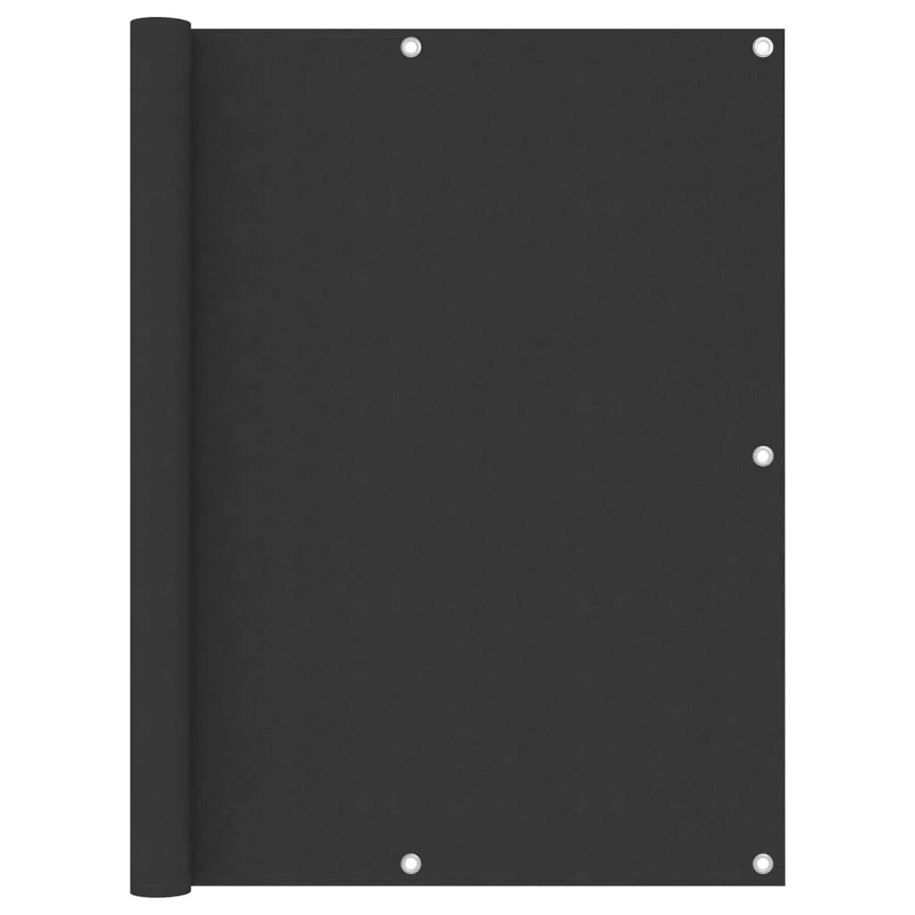 Schermo per balcone schermo per la privacy 120 x 500 cm tessuto oxford antracite 02_0009964