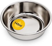 Bacetto per cani e gatti da 145 ml con fondo antiscivolo in acciaio inossidabile.