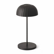 LAMPADA TAVOLO LED RICARICABILE NERA TOUCH USB BATTERIA 2000MAH DESIGN LPT144