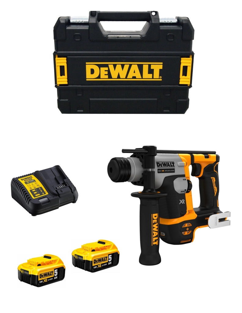 Tassellatore DeWALT DCH172P2 (2 x 5,0 Ah + DCB115 + TSTAK II)