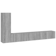 Set Mobili Porta TV 3 pz | Armadietto TV | Mobile Porta TV Grigio Sonoma in Legno Multistrato