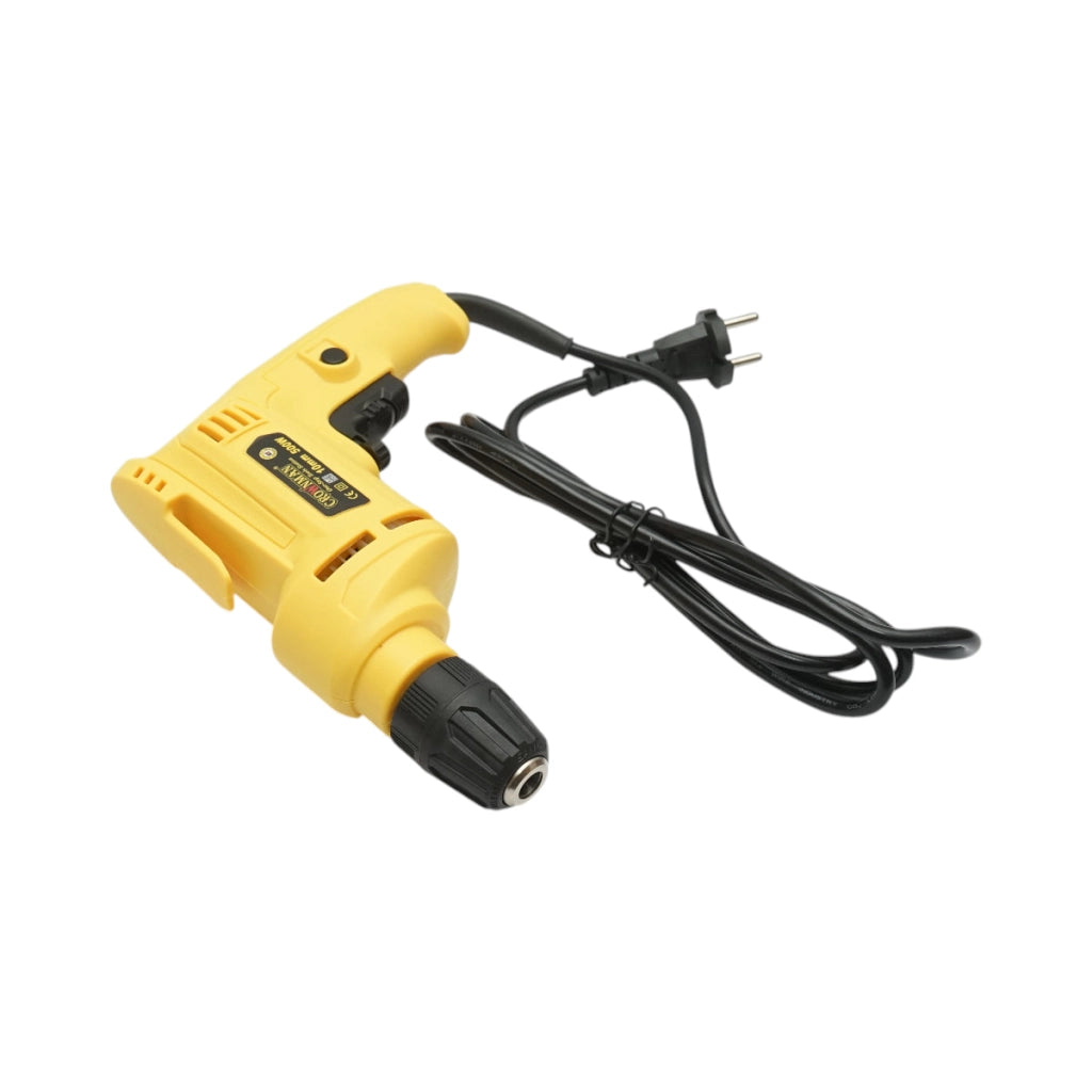 Trapano e cacciavite Crownman da 500 W, mandrino autoserrante da 10 mm, velocità 3300 giri/min