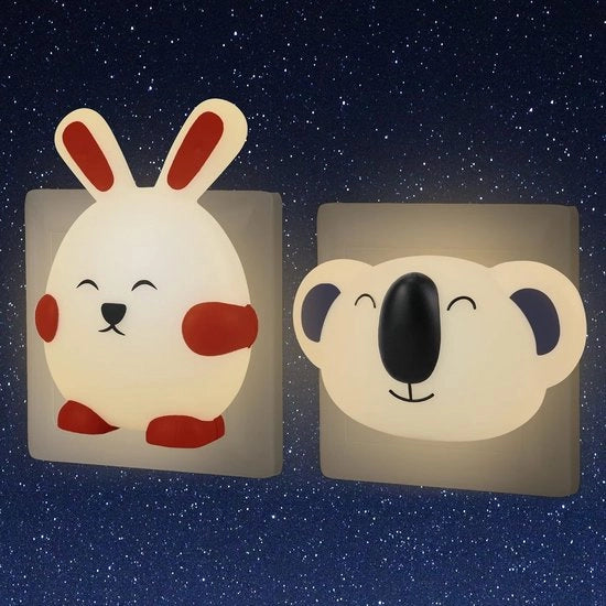 Lampada Notturna per Bambini - Lampada Notturna - Lampada da Camera - Lampada per Bambini - Luce Calda Bianca - Bambini e Neonati
