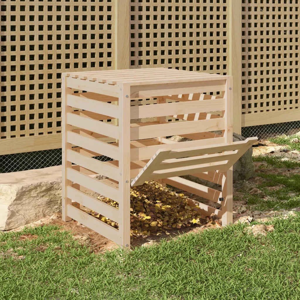 Compostiera 63,5x63,5x77,5 cm in Legno Massello di Pino 823808