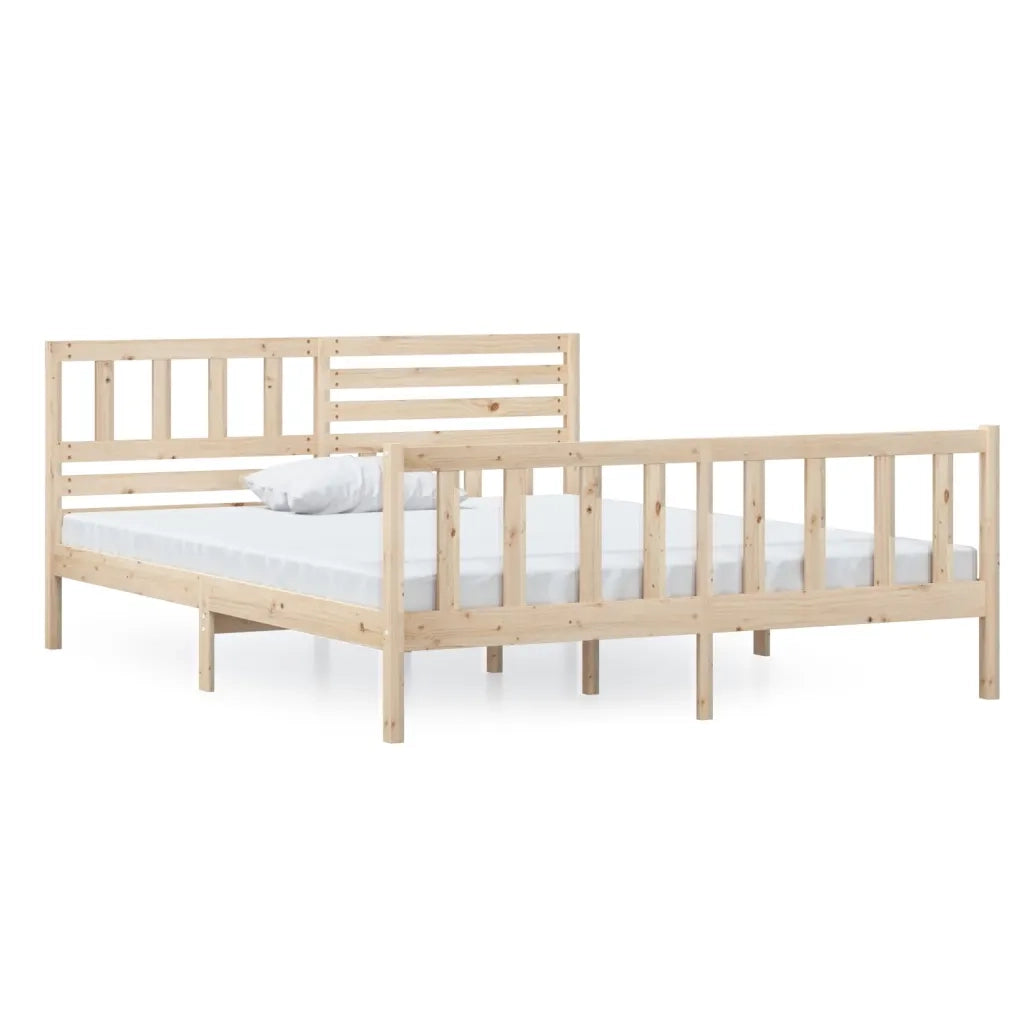 Giroletto-Struttura Letto in Legno Massello 120x200 cm 456324