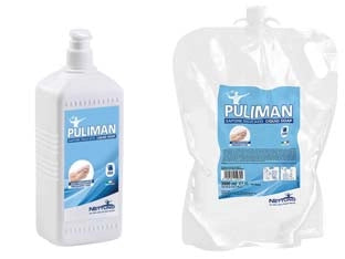 Sapone Liquido Lavamani Puliman Nettuno 1000 ml in Flacone 12 Pezzi