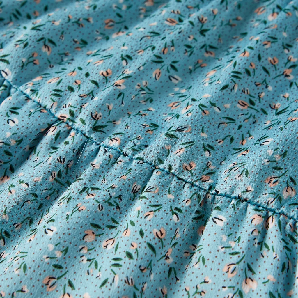 Abito da Bambina a Maniche Lunghe Blu 116 CFW3320515